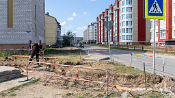 ПОК и ТС приступил к ремонту ливневых колодцев на перекрестке Выучейского - Ненецкая