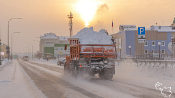 За шесть месяцев с улиц Нарьян-Мара вывезено более 134 тыс. кубометров снега