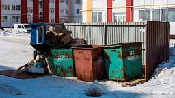 Крупногабаритный мусор на контейнерных площадках