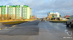 Разбитых дорог в Нарьян-Маре стало меньше