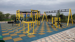 Спортивная площадка под открытым небом готова встретить атлетов