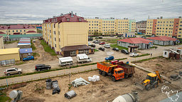 На Ленина 29Б продолжается обустройство общественной территории