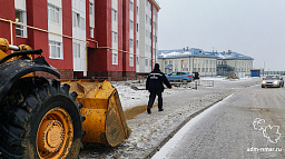 С начала снежного сезона «Чистый город» на подсыпку израсходовал более 600 кубических метров песка