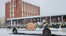 Автобусы АТП создают праздничное настроение пассажирам