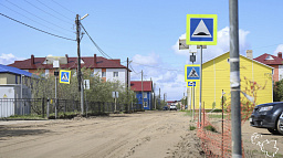 Пока будет идти реконструкция улицы Заводской, жители микрорайона Мирный смогут добираться домой по объездному пути