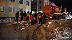 Водопровод на Ленина, 18 восстановлен