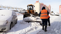 Припаркованные автомобили не позволяют коммунальщикам качественно убрать двор