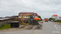 По улице Авиаторов началась установка водосборных колодцев